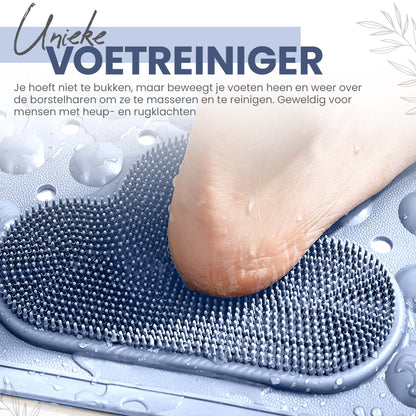 Eosell®-Antislip Douchemat blauwe douchemat met antislip en zuignappen - 40 x 70 cm - machinewasbaar - voorzien van massagefunctie - blauw